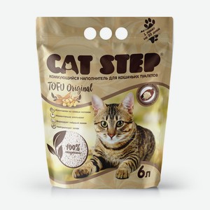 Наполнитель для кошачьего туалета 6л CatStep Tofu, 2,74 кг