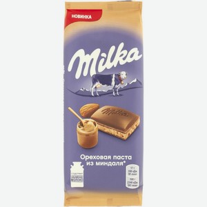Шоколад молочный Milka Ореховая паста из миндаля 0,085 кг