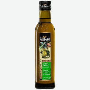 Масло оливковое экстра верджин Allegro, 0,25 кг