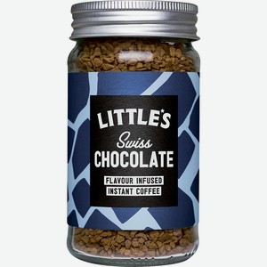 Кофе растворимый сублимированный ароматизированный Швейцарский шоколад Little`s, 0,05 кг