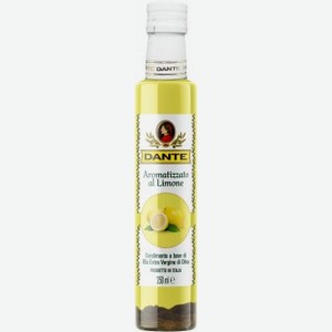 Масло оливковое нерафинированное с ароматом лимона 250мл Dante Италия, 0,25 кг