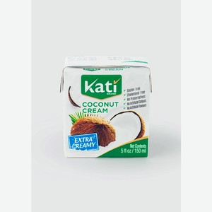Кокосовые сливки 150 мл KATI, 0,15 кг