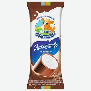 Мороженое пломбир в шоколадно-сливочной глазури Коровка из Кореновки, 0,09 кг
