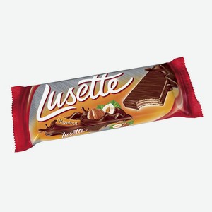 Вафли «Lusette» с начинкой с лесными орехами в молочно-какао глазури, 0,03 кг