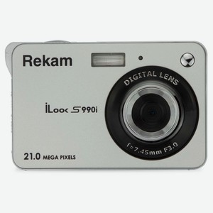 Фотоаппарат компактный Rekam iLook S990i Silver Metallic