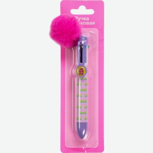 Ручка Pop Girl шариковая автоматическая многоцветная 8 цветов синяя 0.7мм