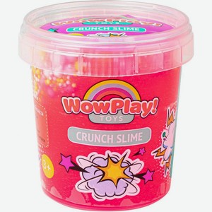 Слайм Wow-play Crunch-slime банка SLM038 110г