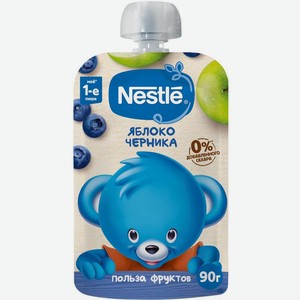Пюре Nestle Яблоко Черника с 5 месяцев 90г