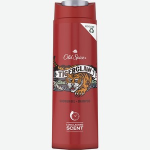 Гель для душа Old Spice + Шампунь Tigerclaw 400мл