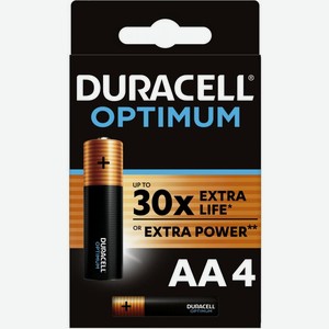 Батарейки Duracell Optimum AA 4шт