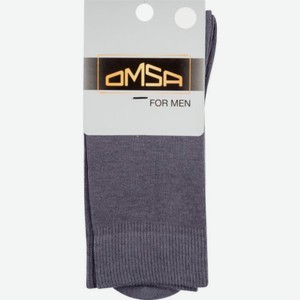 Носки мужские Omsa Eco демисезон темно-серые, размер 29, 35 г