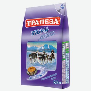 Сухой корм для собак «Трапеза» Прима, 2,5 кг