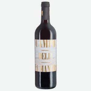 Вино Делия Ла Манча Темпранильо ОРДИНАРНОЕ красное сухое 7,5-18% 0,75л (Испания)
