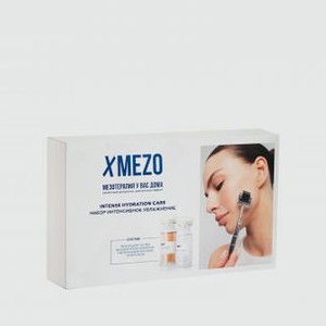 Набор: Мезококтейли, мезороллер, очиститель XMEZO Intense Hydration Care 1 шт