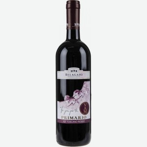 Вино Belagaio Primario красное сухое 13 % алк., Италия, 0,75 л