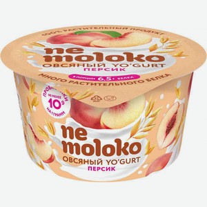 Продукт овсяный Nemoloko Yo Gurt Персик, 130 г