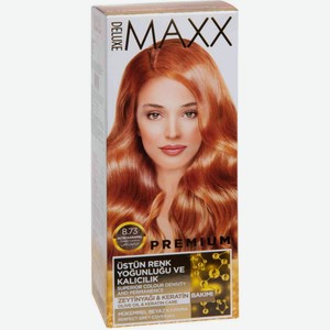 Крем-краска для волос Maxx Deluxe Premium 8.73 карамель, 110 мл
