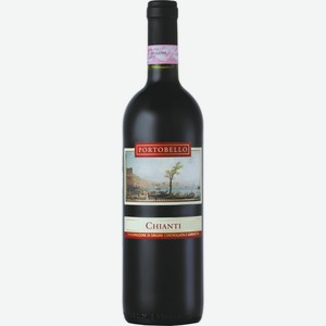 Вино Прочие Товары Портобелло Кьянти кр. сух., Италия, 0.75 L