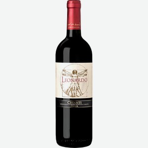 Вино LEONARDO Кьянти DOCG кр. сух., Италия, 0.75 L