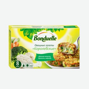 Галеты Bonduelle Королевские овощные быстрозамороженные, 300г Франция