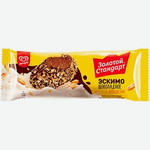 Мороженое Золотой Стандарт эскимо шоколадное Арахис Кукуруза 70г