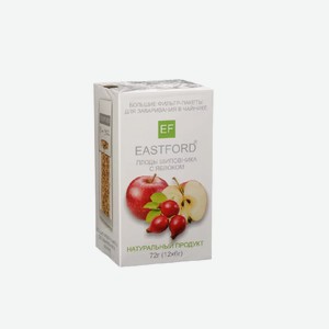 Чайный напиток Eastford плоды шиповника с яблоком 12 фильтр-пакетиков по 6 г