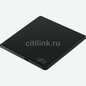 Оптический привод DVD-RW LG GP57EB40, внешний, USB, черный, Ret