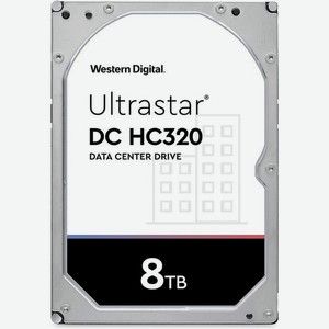 Жесткий диск WD Ultrastar DC HC320 HUS728T8TALE6L4, 8ТБ, HDD, SATA III, 3.5  [0b36404]