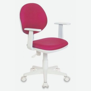 Кресло детское Бюрократ Ch-W356AXSN, на колесиках, ткань, розовый [ch-w356axsn/15-55]