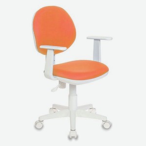 Кресло детское Бюрократ Ch-W356AXSN, на колесиках, ткань, оранжевый [ch-w356axsn/15-75]