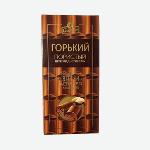 Шоколад пористый горький 59% Спартак 70гр (Спартак)