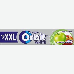 Жевательная резинка Orbit XXL White Зеленое яблоко 20.4г
