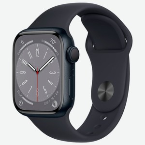 Смарт-часы Apple Series 8 GPS 41mm Midnight Aluminium (MNP53)