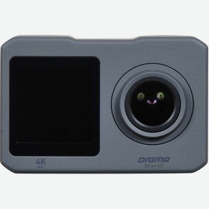 Видеокамера экшн Digma DiCam 520 Grey