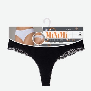 Трусы женские MINIMI BO213 String - Nero 50/XL