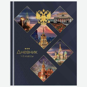 Дневник универсальный Art Space Россия 1-11 кл, 40 листов