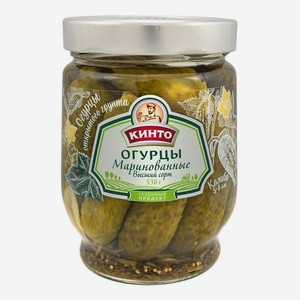 Огурцы маринованные 0,53 кг Кинто