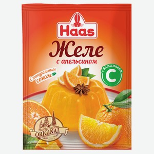 Желе десертное с апельсином HAAS 0,05 кг