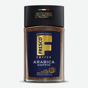 Кофе сублимированный c добавлением молотого 0,1 кг FRESCO Arabica Doppio