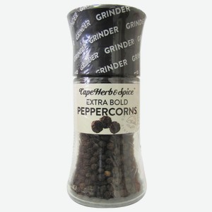 Перец черный горошек мини-мельница 0,05 кг CapeHerb&Spice ЮАР