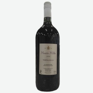 Вино Монте Милла Ла Манча DO Темпранильо Красное Сухое 1.5л