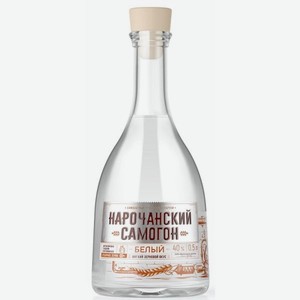 Нарочанский Самогон Белый спиртной напиток из зернового сырья 0.5л