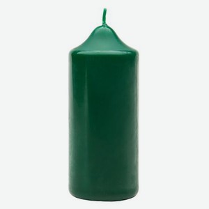 Свеча бочонок Антей-Кэндл классик 18х7 см зеленая
