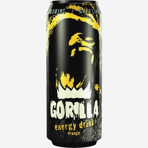 Энергетический напиток Gorilla Апельсин 400мл