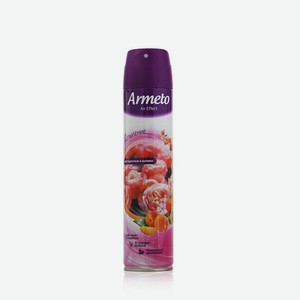 Освежитель воздуха Armeto универсальный сухое распыление   Цветущая роза и абрикос   300мл