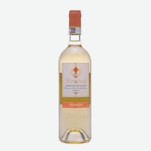 Вино Tondini Karagnanj Vermentino Di Gallura белое сухое 14% Италия Сардиния 0.75л
