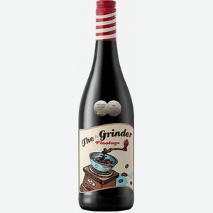 Вино The Grinder Pinotage красное сухое 14% 0.75л ЮАР