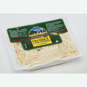 Сыр Чечил спагетти c чесноком 45% Предгорье Кавказа, 0,11 кг