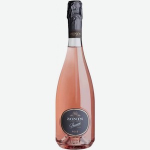 Вино ZONIN Prosecco Rose 11% розовое брют игристое 0,75л. Италия