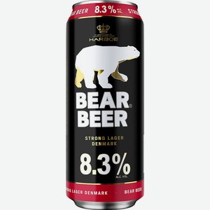 Пиво светлое Bear Beer 0.45л
